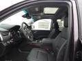2017 Chevrolet Suburban Jet Black Interior Front Seat Photo