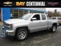 2017 Silver Ice Metallic Chevrolet Silverado 1500 LTZ Double Cab 4x4  photo #1