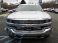 2017 Silver Ice Metallic Chevrolet Silverado 1500 LTZ Double Cab 4x4  photo #9