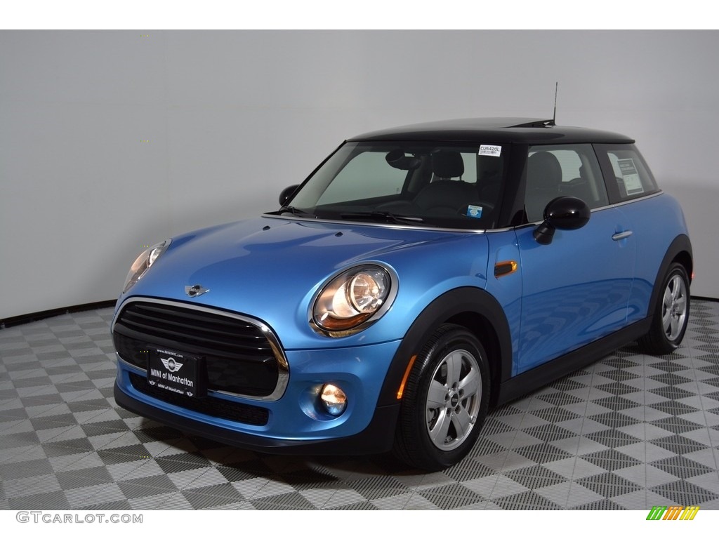 2017 Hardtop Cooper 2 Door - Electric Blue Metallic / Carbon Black photo #1