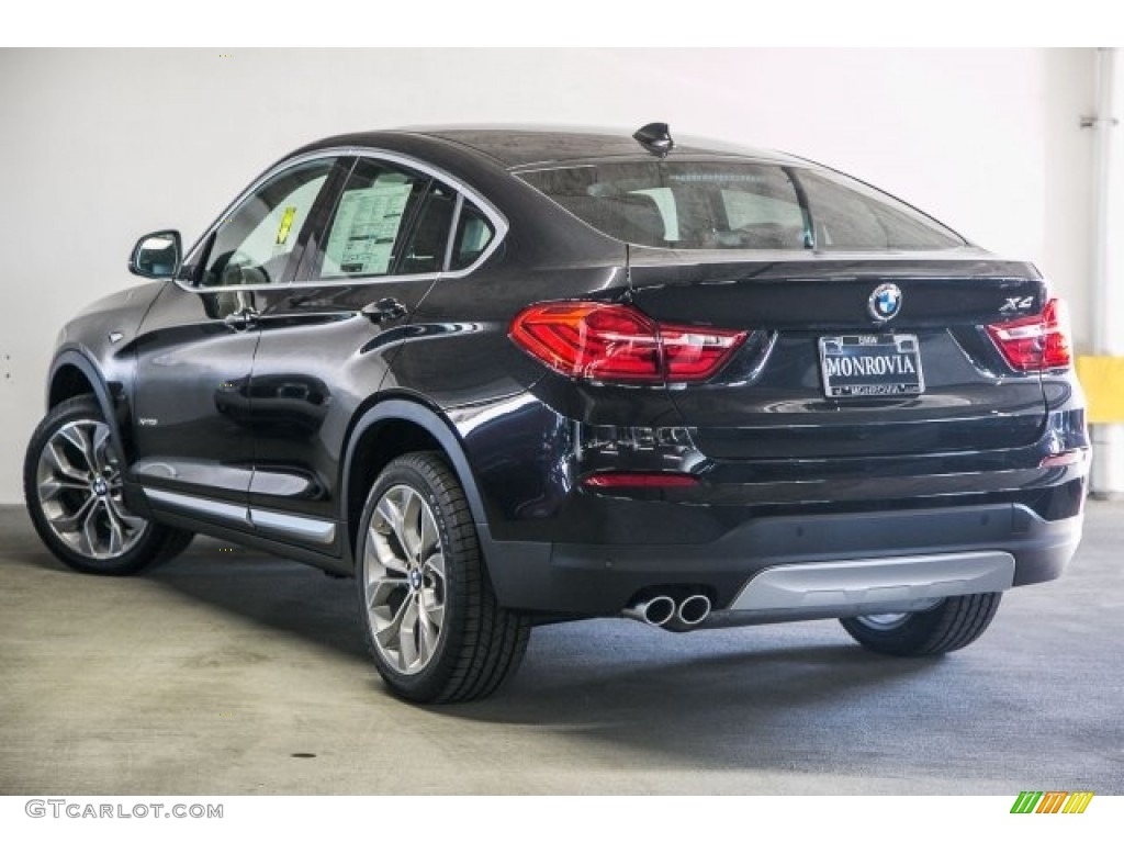 2017 X4 xDrive28i - Black Sapphire Metallic / Black photo #3