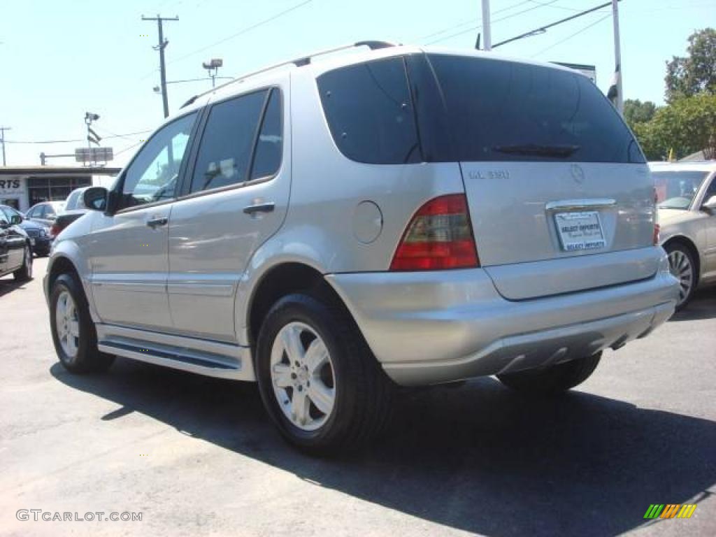 2005 ML 350 4Matic Special Edition - Brilliant Silver Metallic / Ash photo #7