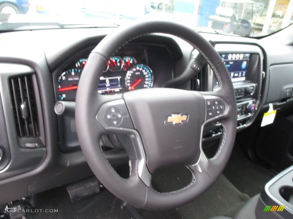 2017 Silverado 1500 LT Crew Cab 4x4 - Silver Ice Metallic / Jet Black photo #15