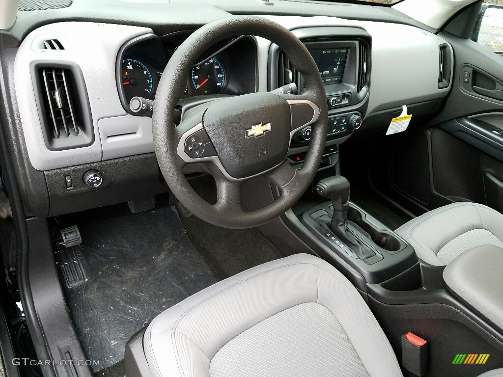 Jet Black/­Dark Ash Interior 2017 Chevrolet Colorado WT Crew Cab Photo #118188362