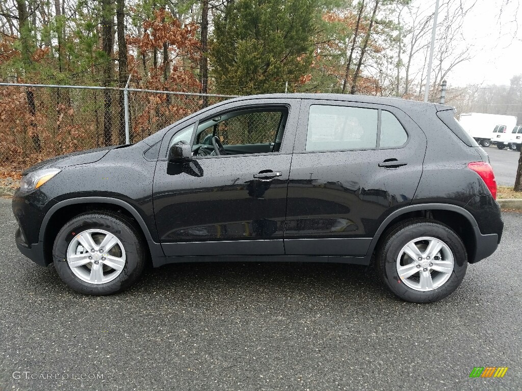 Mosaic Black Metallic 2017 Chevrolet Trax LS AWD Exterior Photo #118188503