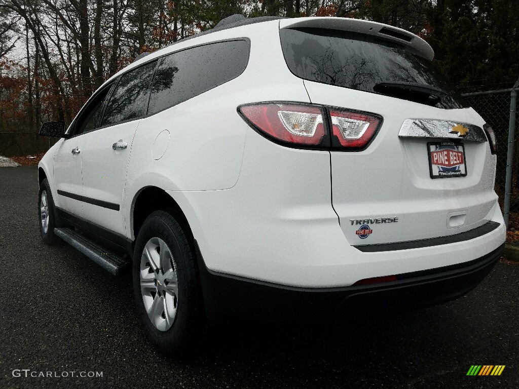 2017 Traverse LS - Summit White / Dark Titanium/Light Titanium photo #4