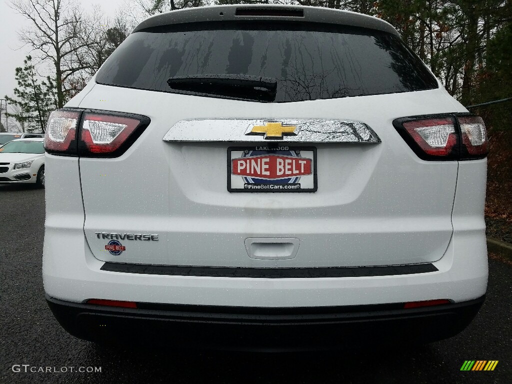 2017 Traverse LS - Summit White / Dark Titanium/Light Titanium photo #5