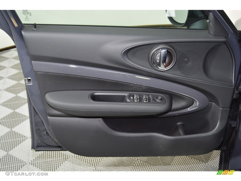 2017 Mini Clubman Cooper S ALL4 Carbon Black Door Panel Photo #118189202