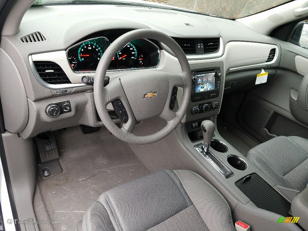 2017 Traverse LS - Summit White / Dark Titanium/Light Titanium photo #9
