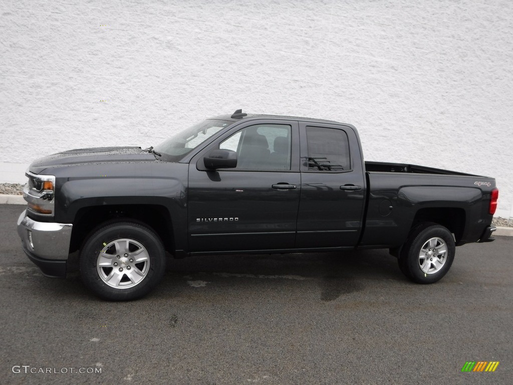 2017 Silverado 1500 LT Double Cab 4x4 - Graphite Metallic / Jet Black photo #2