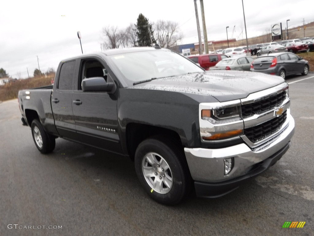 2017 Silverado 1500 LT Double Cab 4x4 - Graphite Metallic / Jet Black photo #6