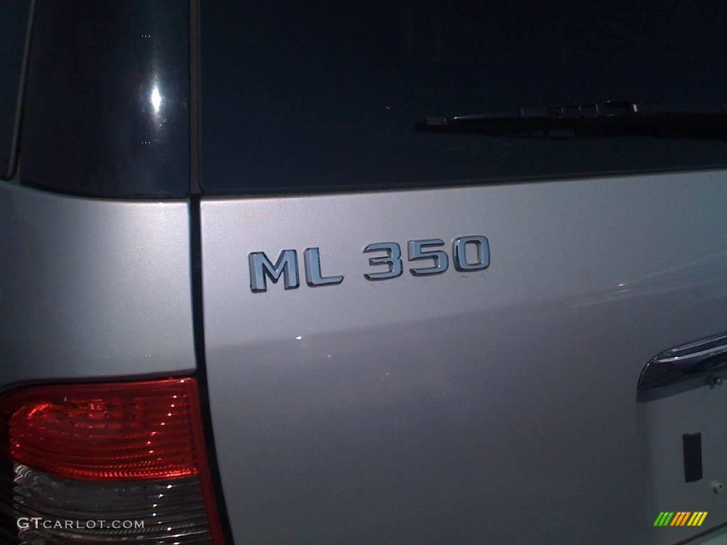 2005 ML 350 4Matic Special Edition - Brilliant Silver Metallic / Ash photo #11