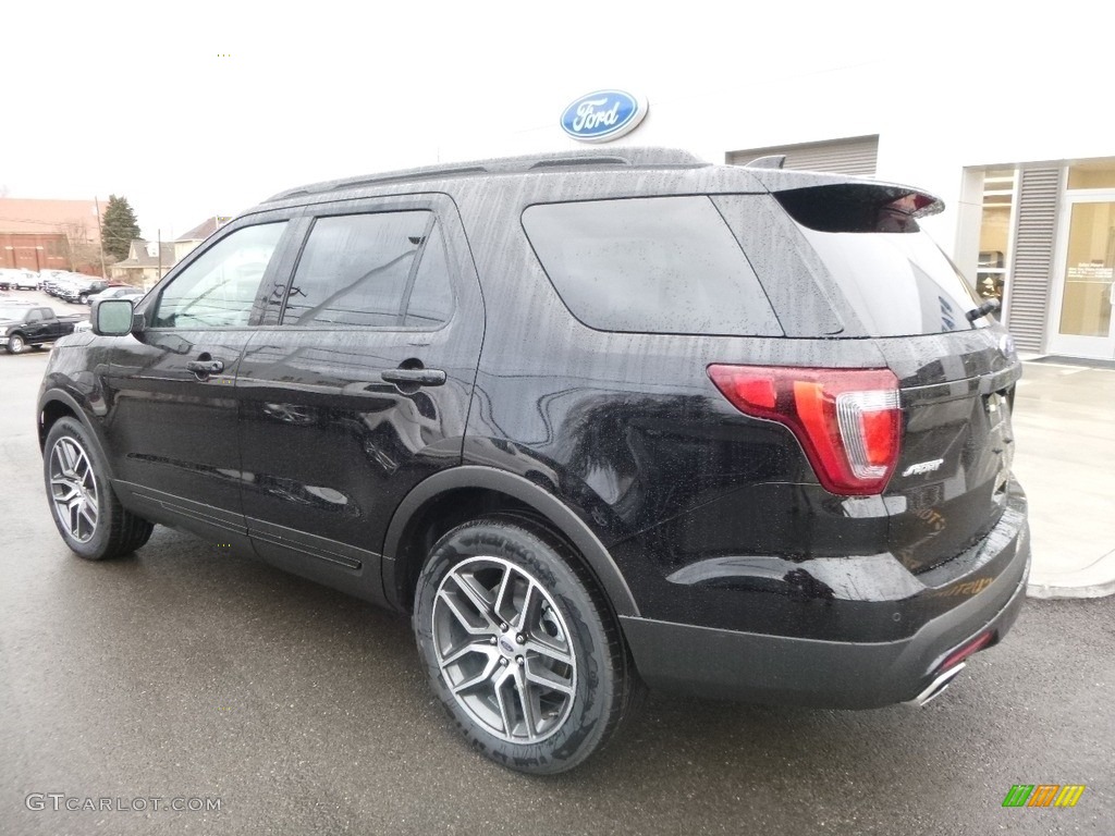 2017 Explorer Sport 4WD - Shadow Black / Ebony Black photo #7