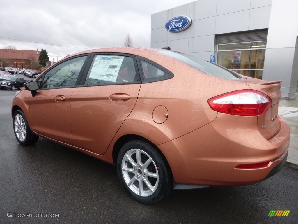 Chrome Copper 2017 Ford Fiesta SE Sedan Exterior Photo #118191284