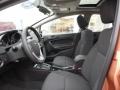 Charcoal Black 2017 Ford Fiesta SE Sedan Interior Color