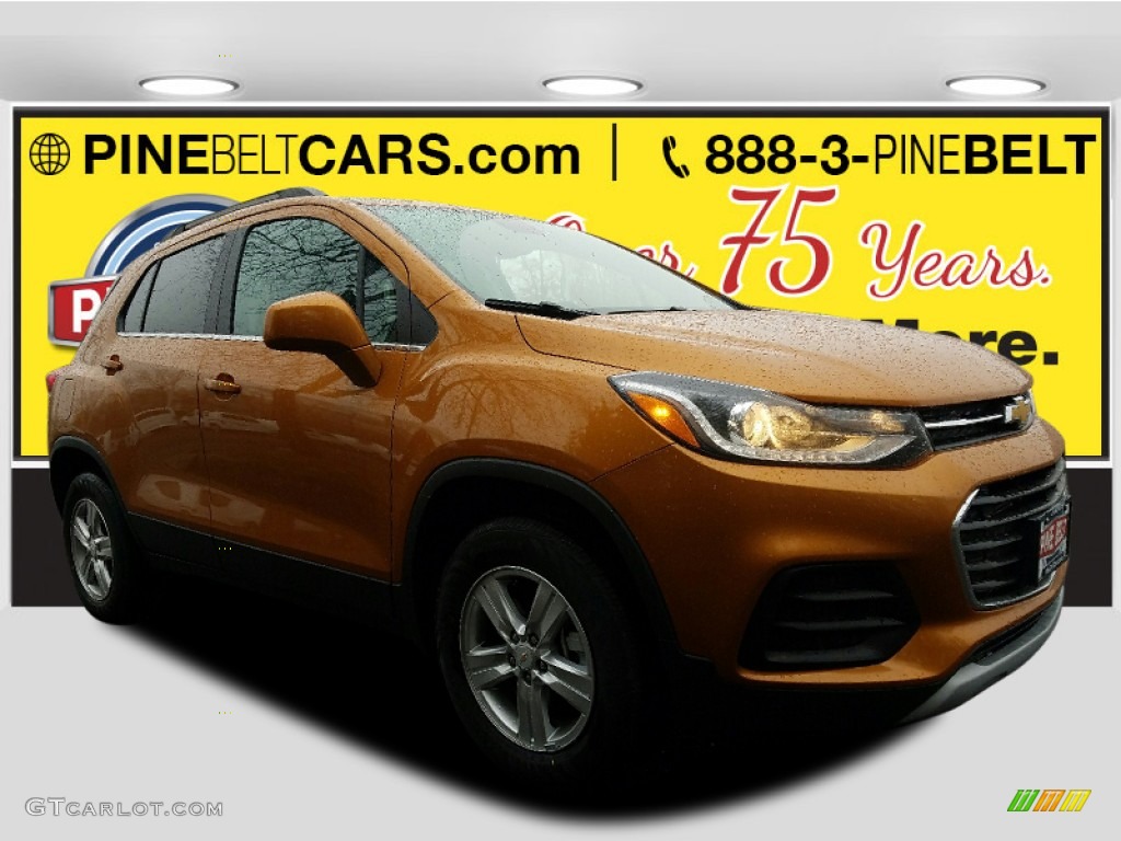 2017 Trax LT AWD - Orange Burst Metallic / Jet Black photo #1