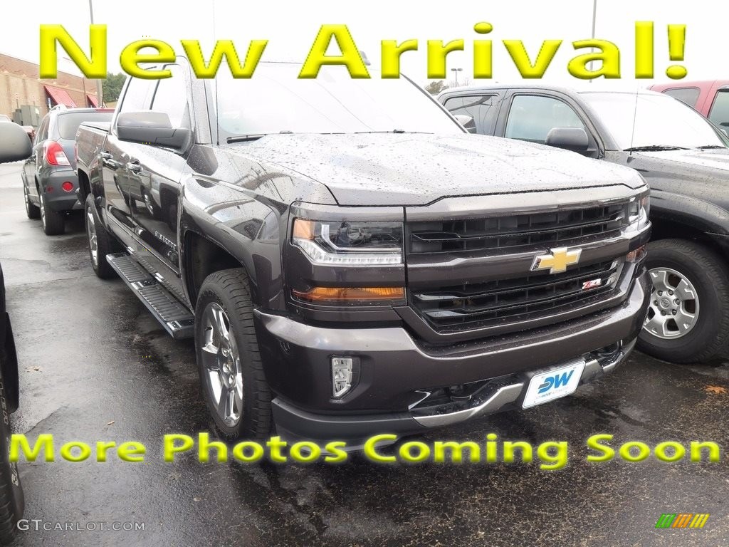 2016 Silverado 1500 LT Crew Cab 4x4 - Slate Grey Metallic / Jet Black photo #1