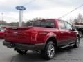 2017 Ruby Red Ford F150 Lariat SuperCrew 4X4  photo #5