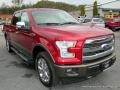 2017 Ruby Red Ford F150 Lariat SuperCrew 4X4  photo #7