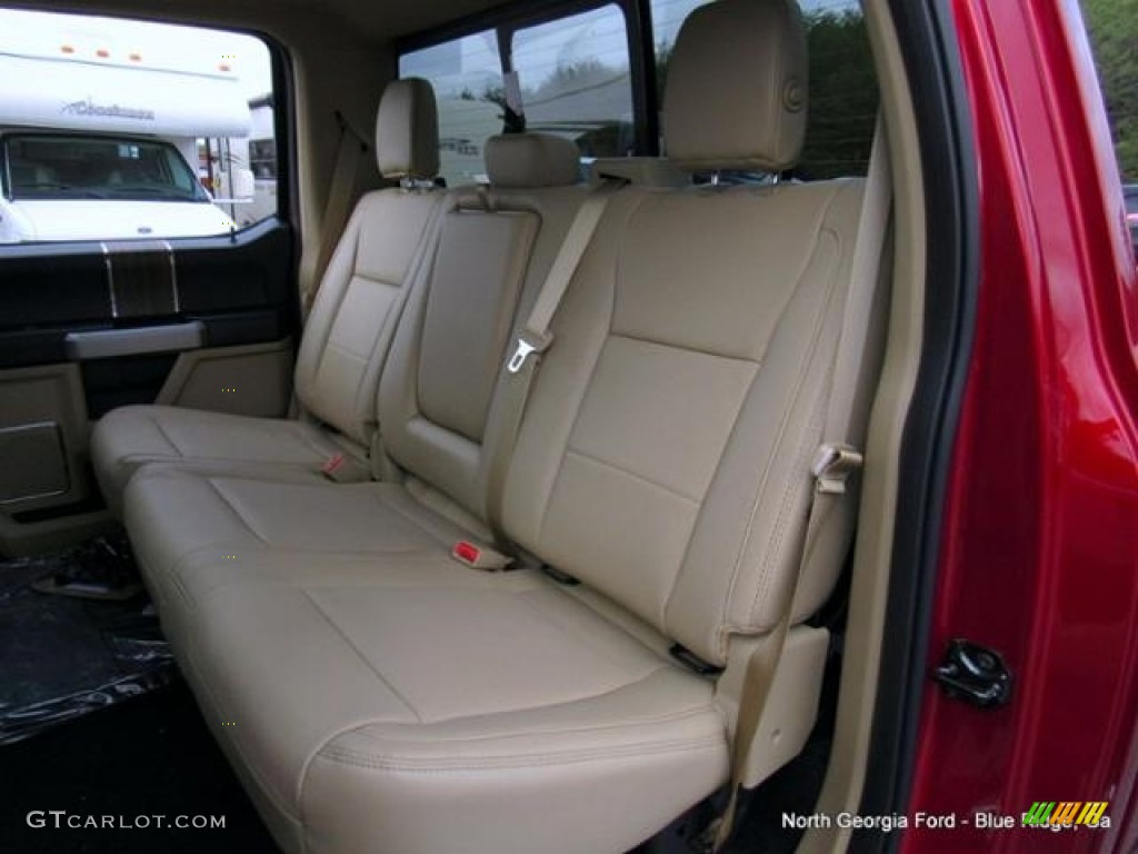 2017 F150 Lariat SuperCrew 4X4 - Ruby Red / Light Camel photo #13