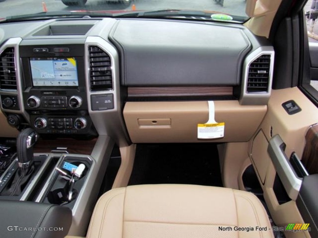 2017 F150 Lariat SuperCrew 4X4 - Ruby Red / Light Camel photo #18