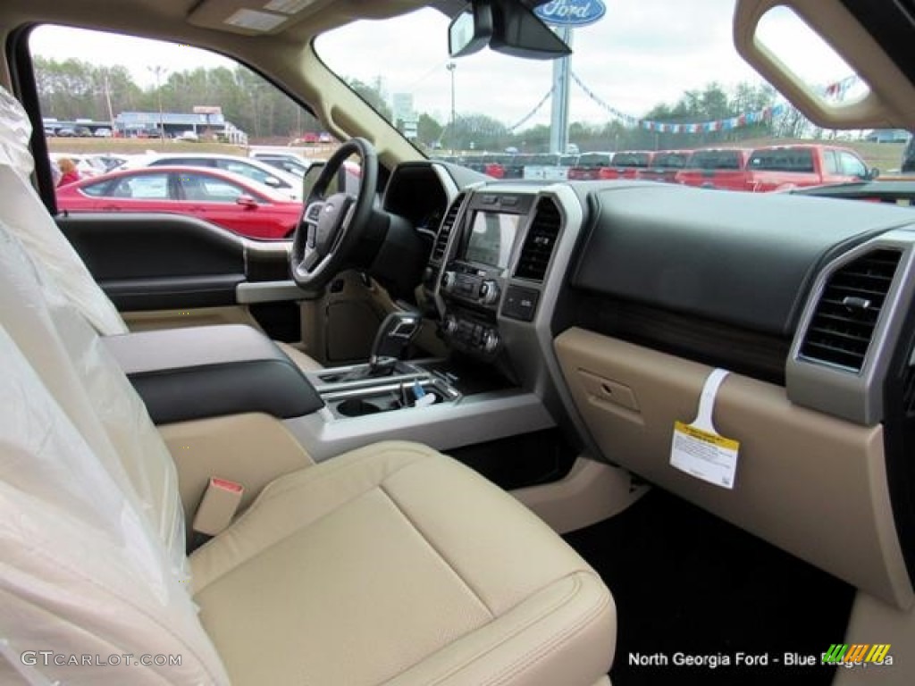 2017 F150 Lariat SuperCrew 4X4 - Ruby Red / Light Camel photo #33