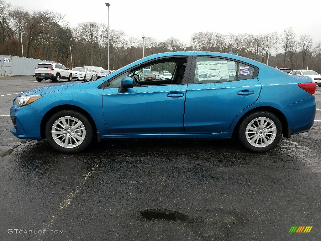 Island Blue Pearl 2017 Subaru Impreza 2.0i Premium 4-Door Exterior Photo #118195256