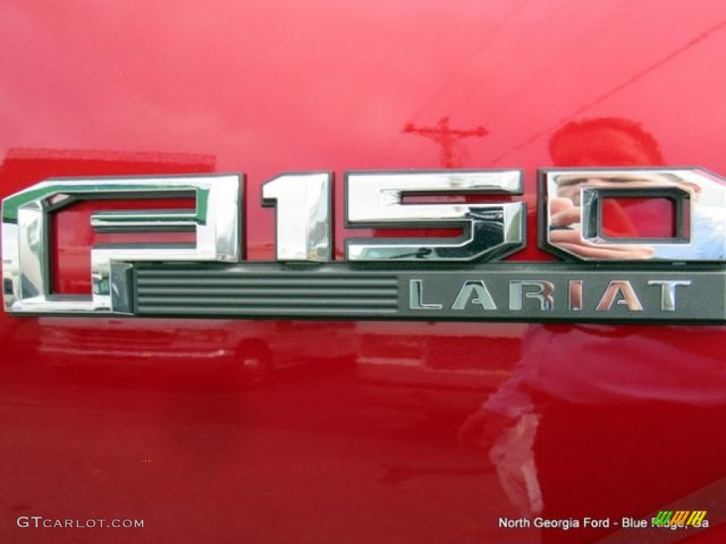 2017 F150 Lariat SuperCrew 4X4 - Ruby Red / Light Camel photo #41
