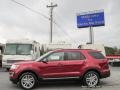 2017 Ruby Red Ford Explorer XLT 4WD  photo #2
