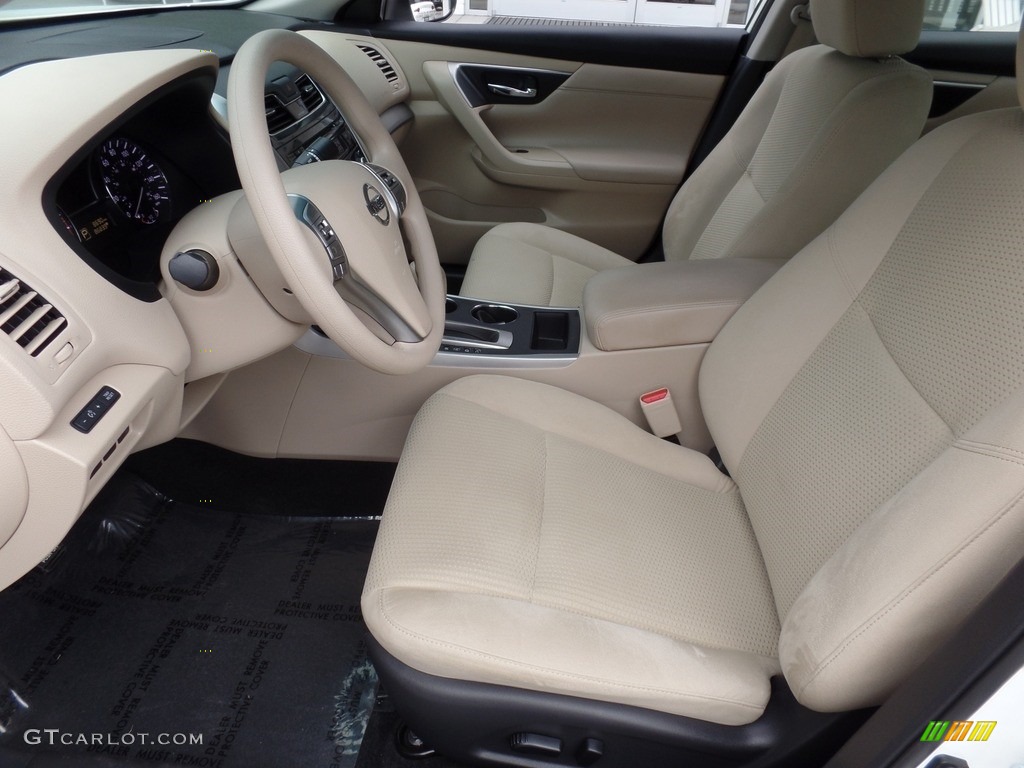 2015 Altima 2.5 S - Pearl White / Charcoal photo #11