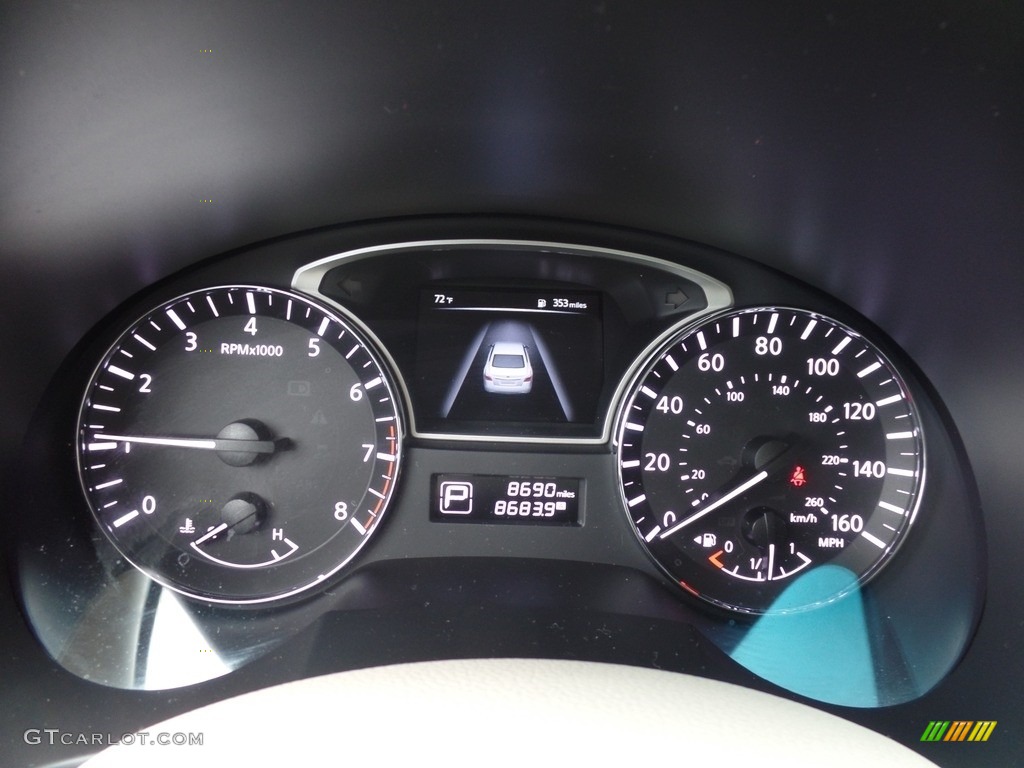 2015 Altima 2.5 S - Pearl White / Charcoal photo #16