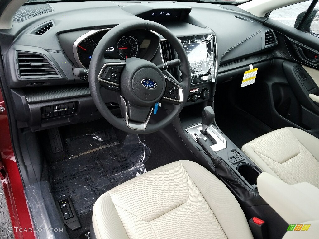 Ivory Interior 2017 Subaru Impreza 2.0i Premium 4-Door Photo #118196084