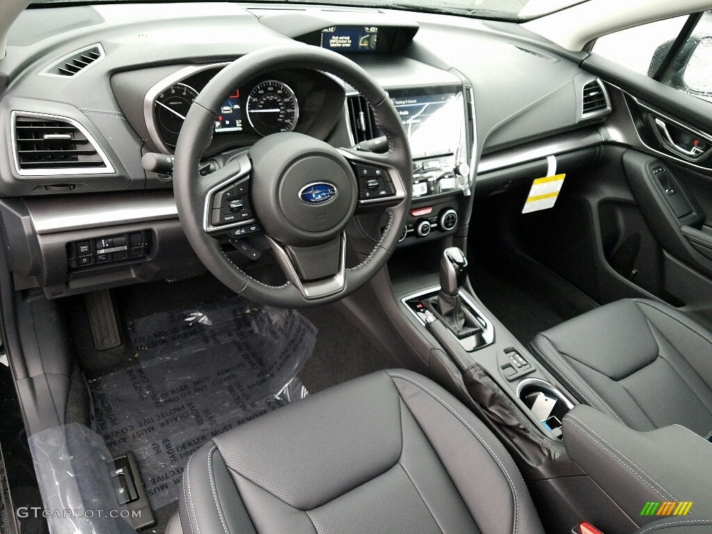 Black Interior 2017 Subaru Impreza 2.0i Limited 4-Door Photo #118196678