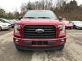 2017 Ruby Red Ford F150 XLT SuperCab 4x4  photo #2