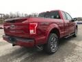 2017 Ruby Red Ford F150 XLT SuperCab 4x4  photo #4