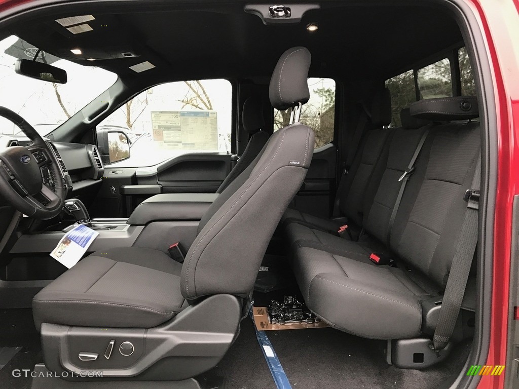 2017 F150 XLT SuperCab 4x4 - Ruby Red / Earth Gray photo #8