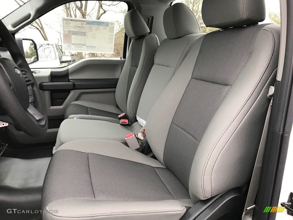 Earth Gray Interior 2017 Ford F150 XL Regular Cab 4x4 Photo #118197575