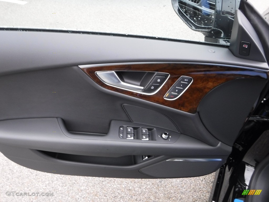 2017 Audi A7 3.0 TFSI Prestige quattro Black Door Panel Photo #118197578