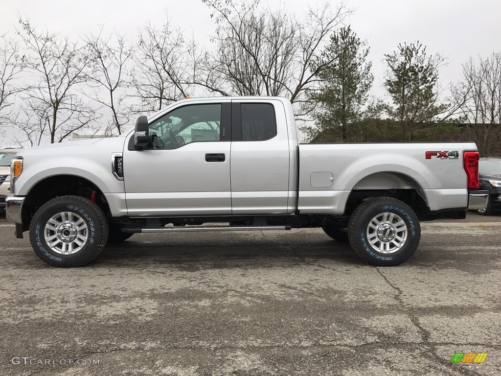 Ingot Silver 2017 Ford F250 Super Duty XLT SuperCab 4x4 Exterior Photo #118197971