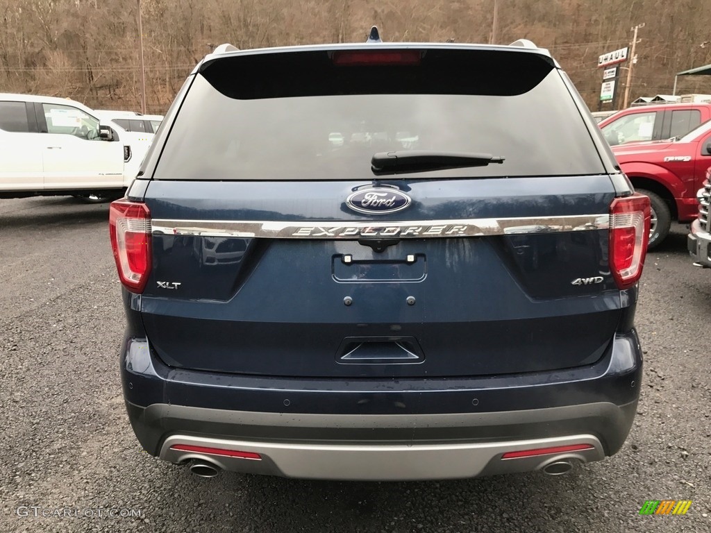 2017 Explorer XLT 4WD - Blue Jeans / Medium Light Camel photo #7