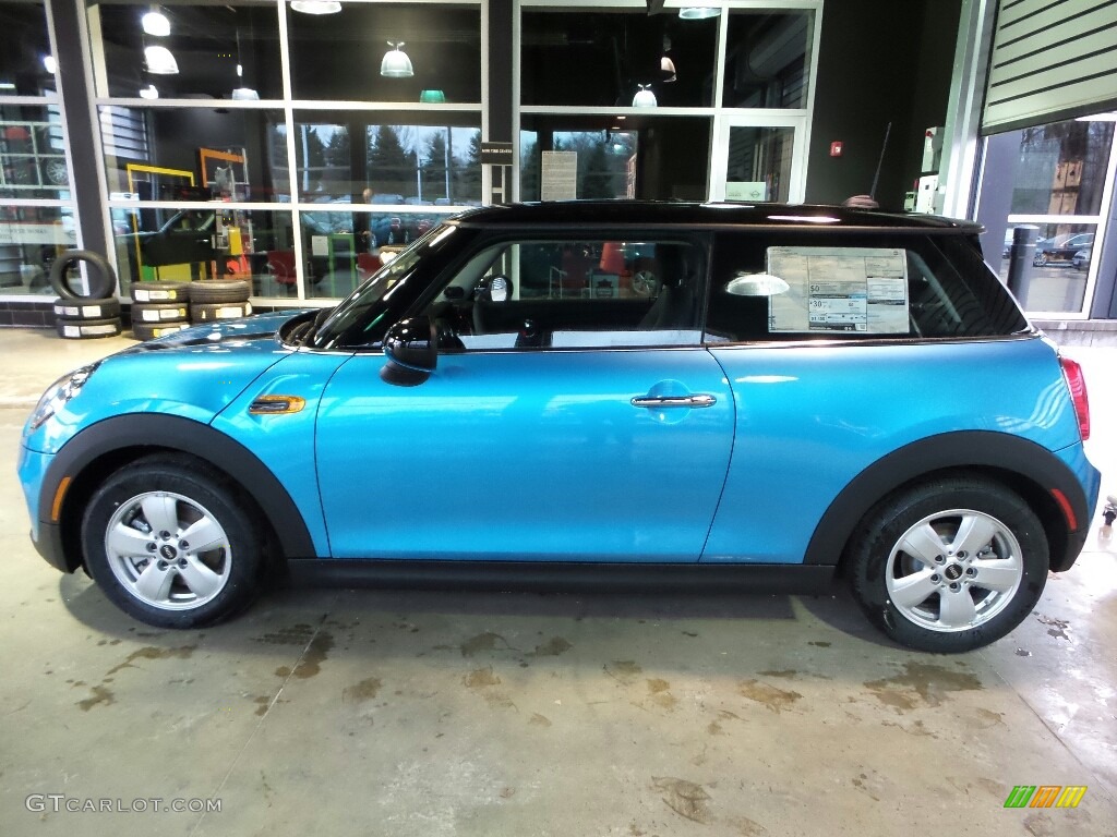 2017 Hardtop Cooper 2 Door - Electric Blue Metallic / Carbon Black photo #1