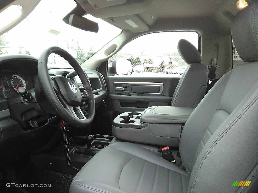 Black/Diesel Gray Interior 2017 Ram 2500 Tradesman Regular Cab 4x4 Photo #118200776