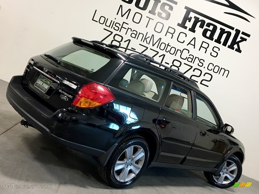 2006 Outback 3.0 R L.L.Bean Edition Wagon - Obsidian Black Pearl / Taupe photo #5