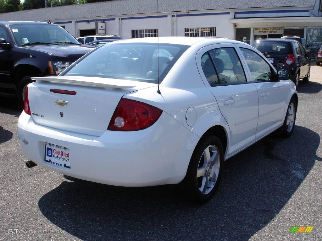 2005 Cobalt LS Sedan - Summit White / Gray photo #4