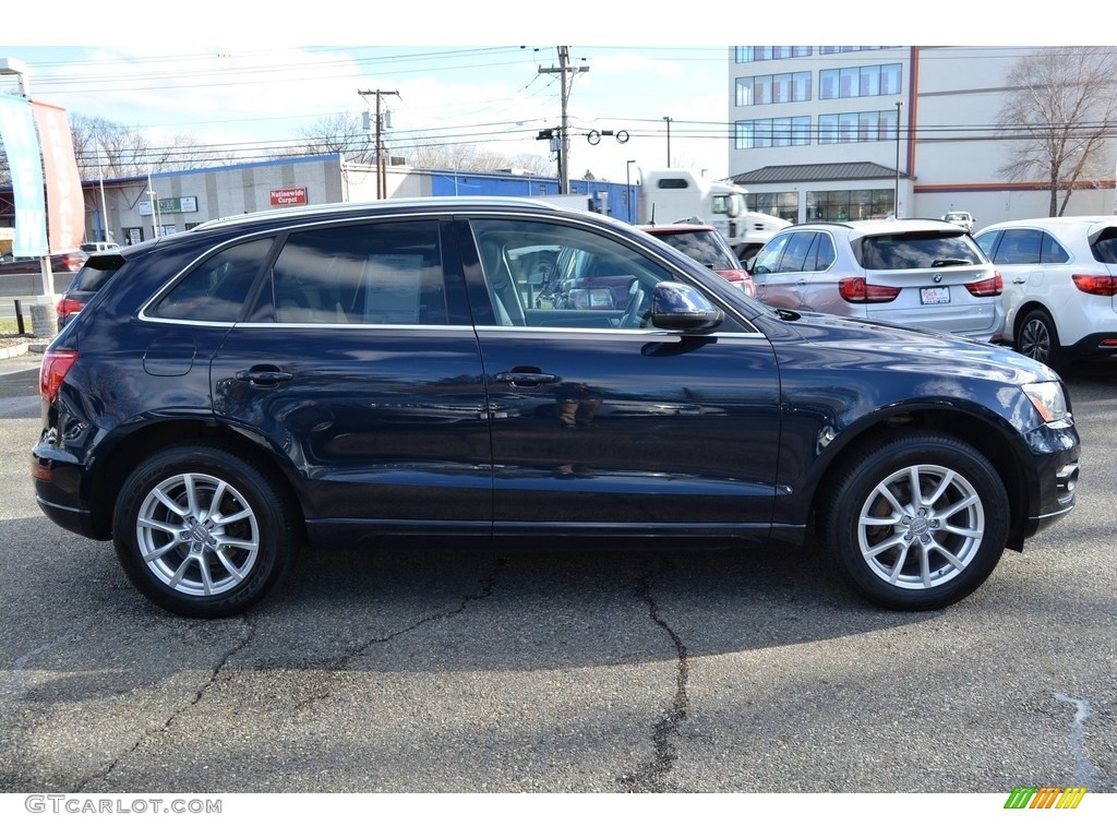 2010 Q5 3.2 quattro - Deep Sea Blue Pearl Effect / Light Grey photo #2