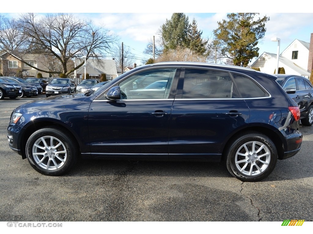 2010 Q5 3.2 quattro - Deep Sea Blue Pearl Effect / Light Grey photo #5