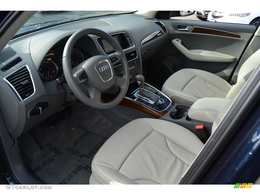 2010 Q5 3.2 quattro - Deep Sea Blue Pearl Effect / Light Grey photo #10