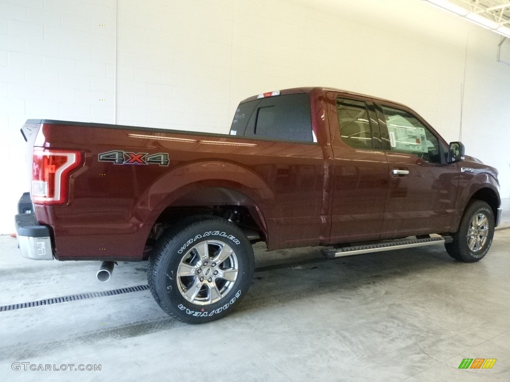 2017 F150 XLT SuperCab 4x4 - Bronze Fire / Earth Gray photo #2