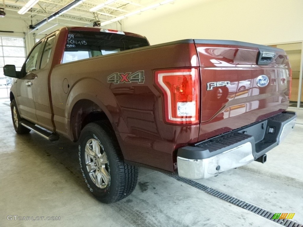 2017 F150 XLT SuperCab 4x4 - Bronze Fire / Earth Gray photo #3