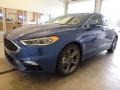 2017 Lightning Blue Ford Fusion Sport AWD  photo #5